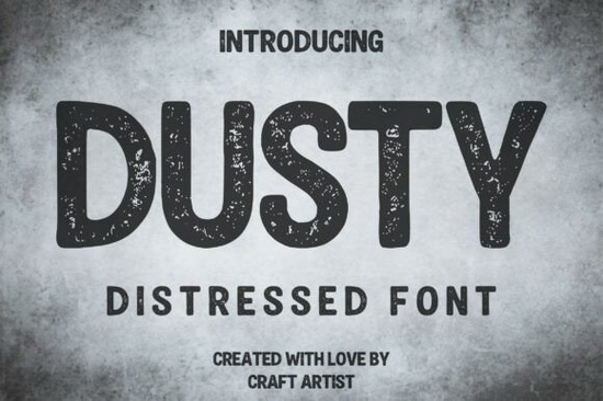 Dusty Font